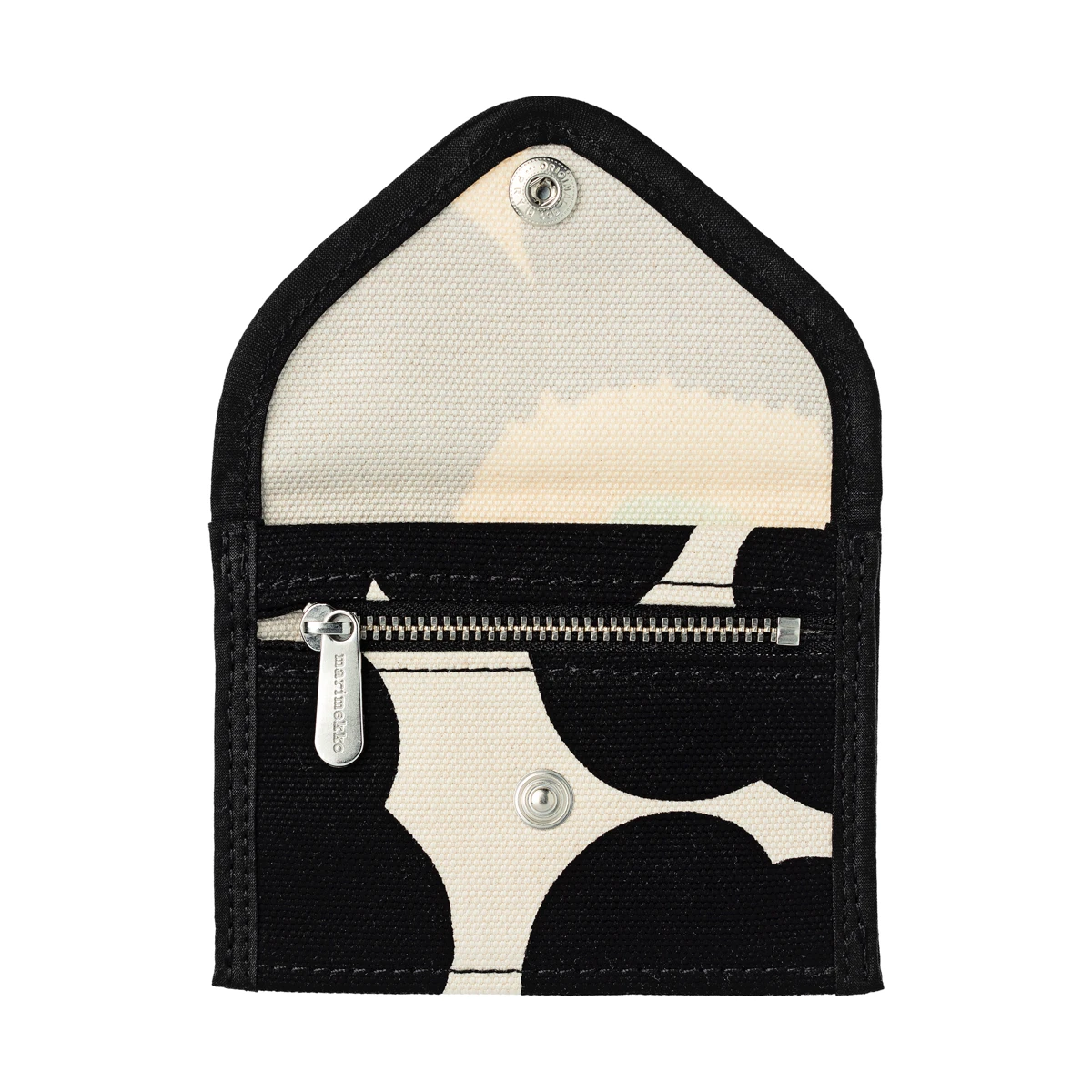Marimekko Unikko Ecru / Black / Aqua Juolukka Wallet 1 Marimekko Unikko Ecru / Black / Aqua Juolukka Wallet