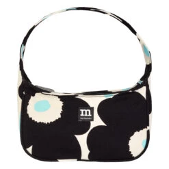 Marimekko Unikko Ecru / Black / Aqua Kaenkukka Bag 9 Marimekko Unikko Ecru / Black / Aqua Kaenkukka Bag -Marimekko Shop marimekko unikko ecru black aqua kaenkukka bag 51