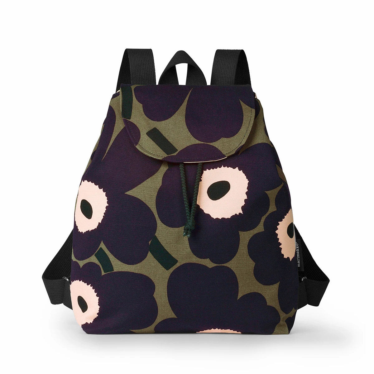 Marimekko Unikko Erika Green / Purple Backpack 1 Marimekko Unikko Erika Green / Purple Backpack