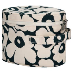 Marimekko Unikko Green / Beige Vuolu Cosmetic Bag -Marimekko Shop marimekko unikko green ivory vuolu cosmetic bag 38