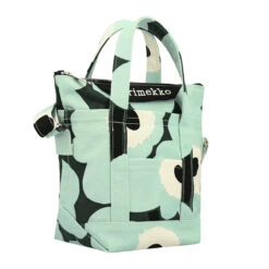Marimekko Unikko Green / Mint Milli Matkuri Bag -Marimekko Shop marimekko unikko green mint milli matkuri bag 48