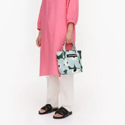 Marimekko Unikko Green / Mint Seidi Bag 7 Marimekko Unikko Green / Mint Seidi Bag -Marimekko Shop marimekko unikko green mint seidi bag 48