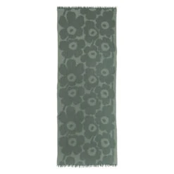 Marimekko Unikko Green Piiru Scarf -Marimekko Shop marimekko unikko green piiru scarf 37