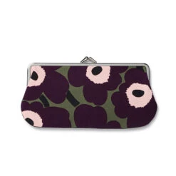 Marimekko Unikko Green / Violet Eyeglass Case