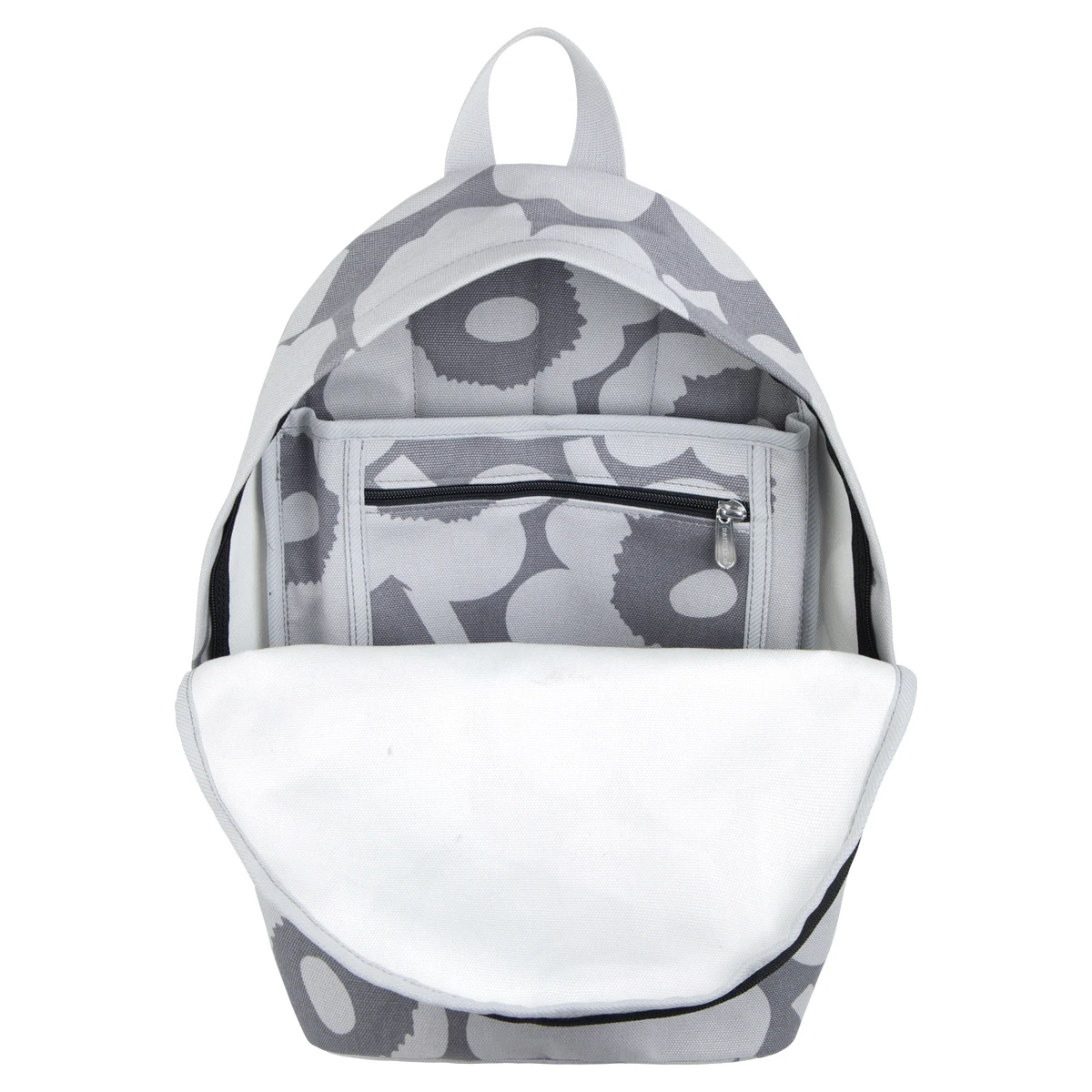 Marimekko Unikko Grey / Silver Enni Backpack 4 Marimekko Unikko Grey / Silver Enni Backpack - Image 4