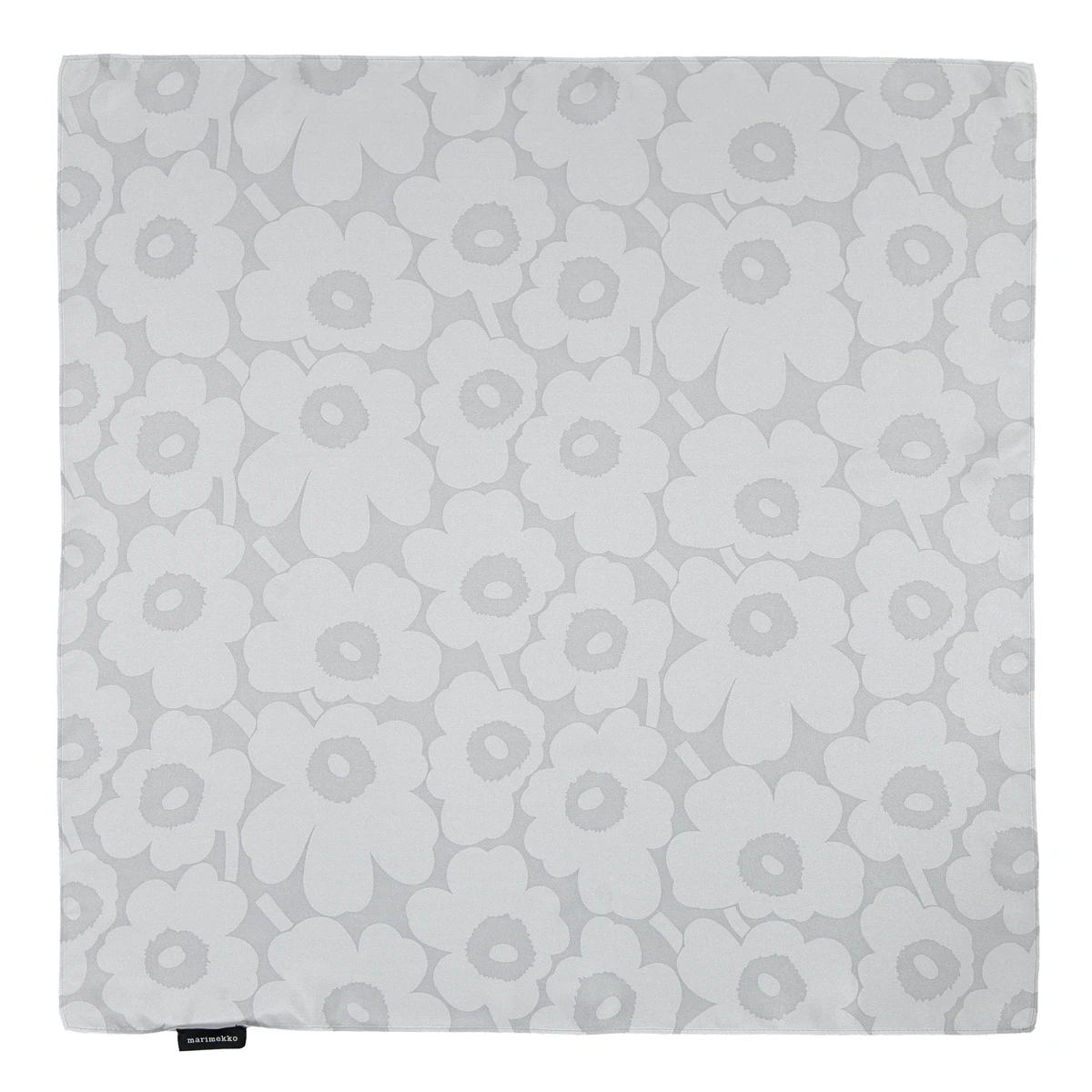 Marimekko Unikko Grey / Silver Mielitty Scarf 1 Marimekko Unikko Grey / Silver Mielitty Scarf
