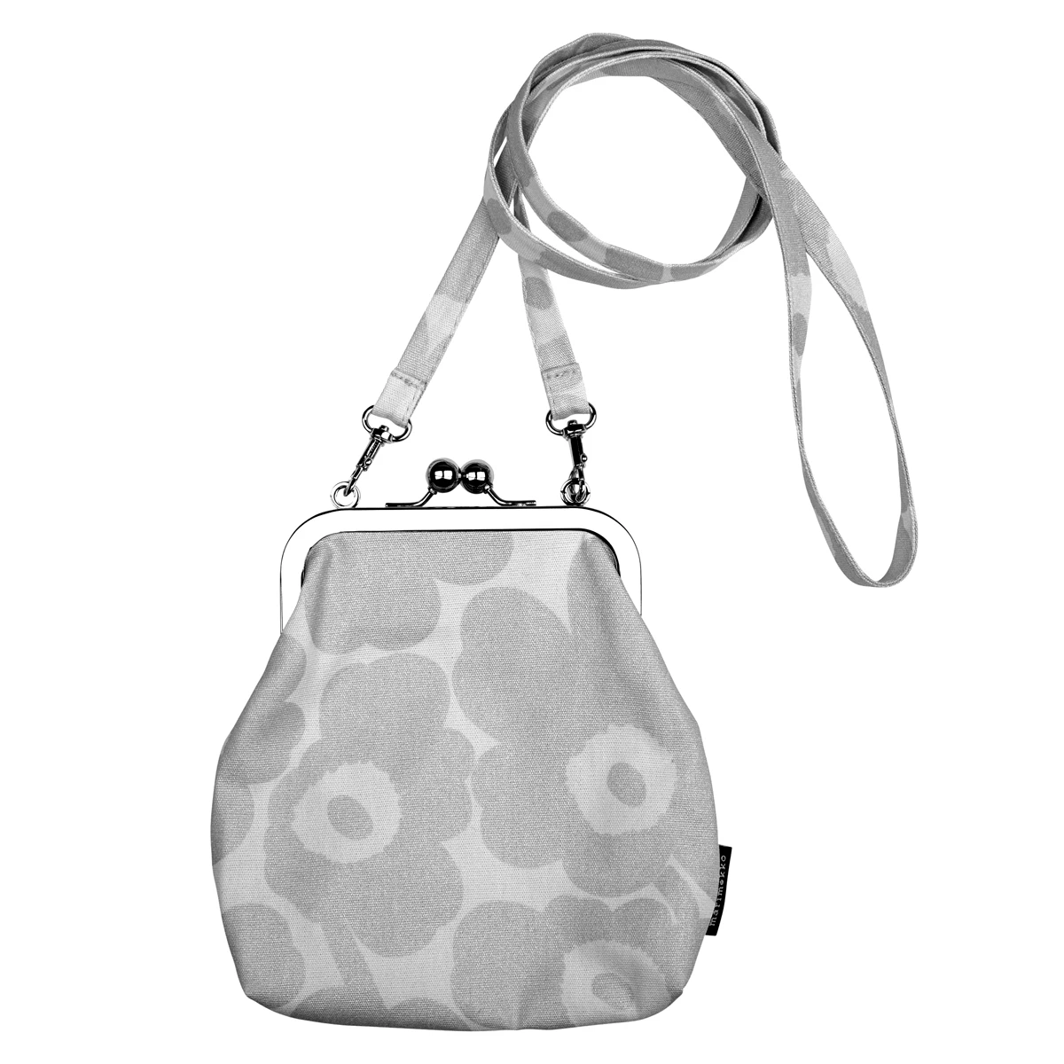 Marimekko Unikko Grey / Silver Roosa Purse 1 Marimekko Unikko Grey / Silver Roosa Purse