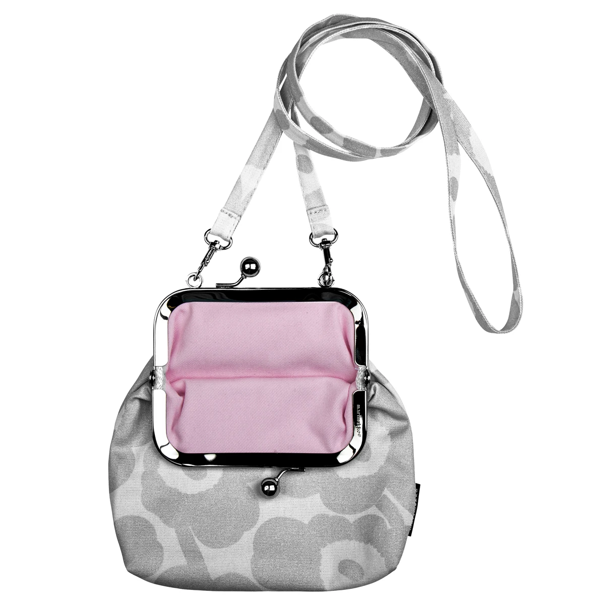 Marimekko Unikko Grey / Silver Roosa Purse 2 Marimekko Unikko Grey / Silver Roosa Purse - Image 2