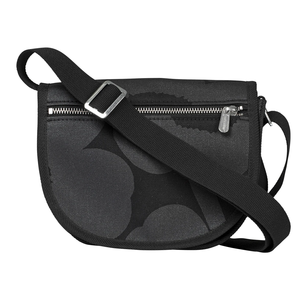 Marimekko Unikko Black Kerttu Shoulder Bag 2 Marimekko Unikko Black Kerttu Shoulder Bag - Image 2