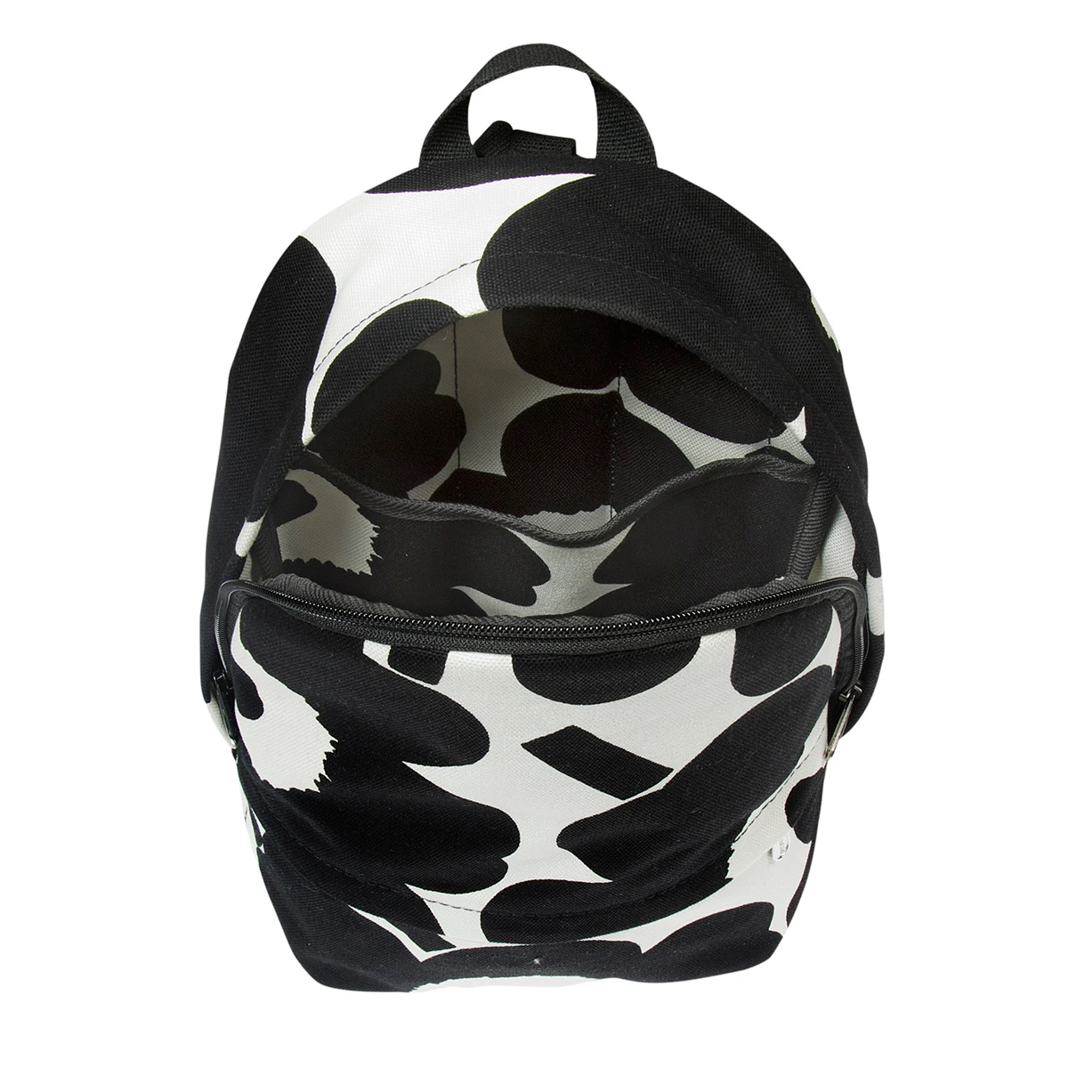 Marimekko Unikko Ivory / Black Mini Eira Backpack 3 Marimekko Unikko Ivory / Black Mini Eira Backpack - Image 3