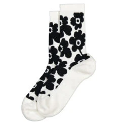Marimekko Unikko Ivory / Black Men's Socks