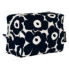 Marimekko Unikko Ivory / Navy Vilja Cosmetic Bag