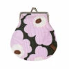 Marimekko Unikko Lilac / Brown Coin Purse