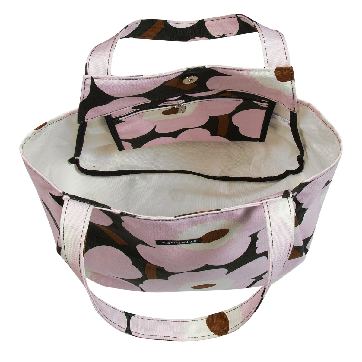 Marimekko Unikko Lilac / Brown Huvitar Bag 1 Marimekko Unikko Lilac / Brown Huvitar Bag