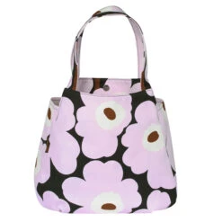 Marimekko Unikko Lilac / Brown Huvitar Bag 7 Marimekko Unikko Lilac / Brown Huvitar Bag -Marimekko Shop marimekko unikko lilac brown huvitar bag 48