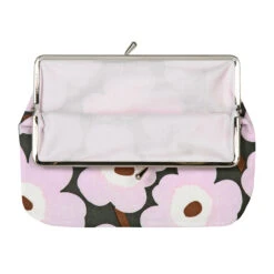 Marimekko Unikko Lilac / Brown Large Coin Purse