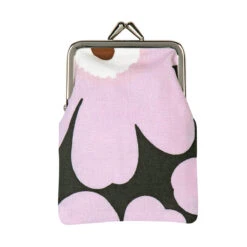 Marimekko Unikko Lilac / Brown Mini Coin Purse