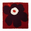 Marimekko Unikko Mai Wine Red Scarf