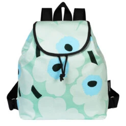 Marimekko Unikko Mint / Blue Erika Backpack 6 Marimekko Unikko Mint / Blue Erika Backpack -Marimekko Shop marimekko unikko mint blue erika backpack 44
