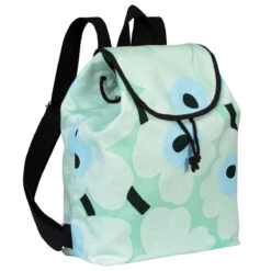 Marimekko Unikko Mint / Blue Erika Backpack 7 Marimekko Unikko Mint / Blue Erika Backpack -Marimekko Shop marimekko unikko mint blue erika backpack 47