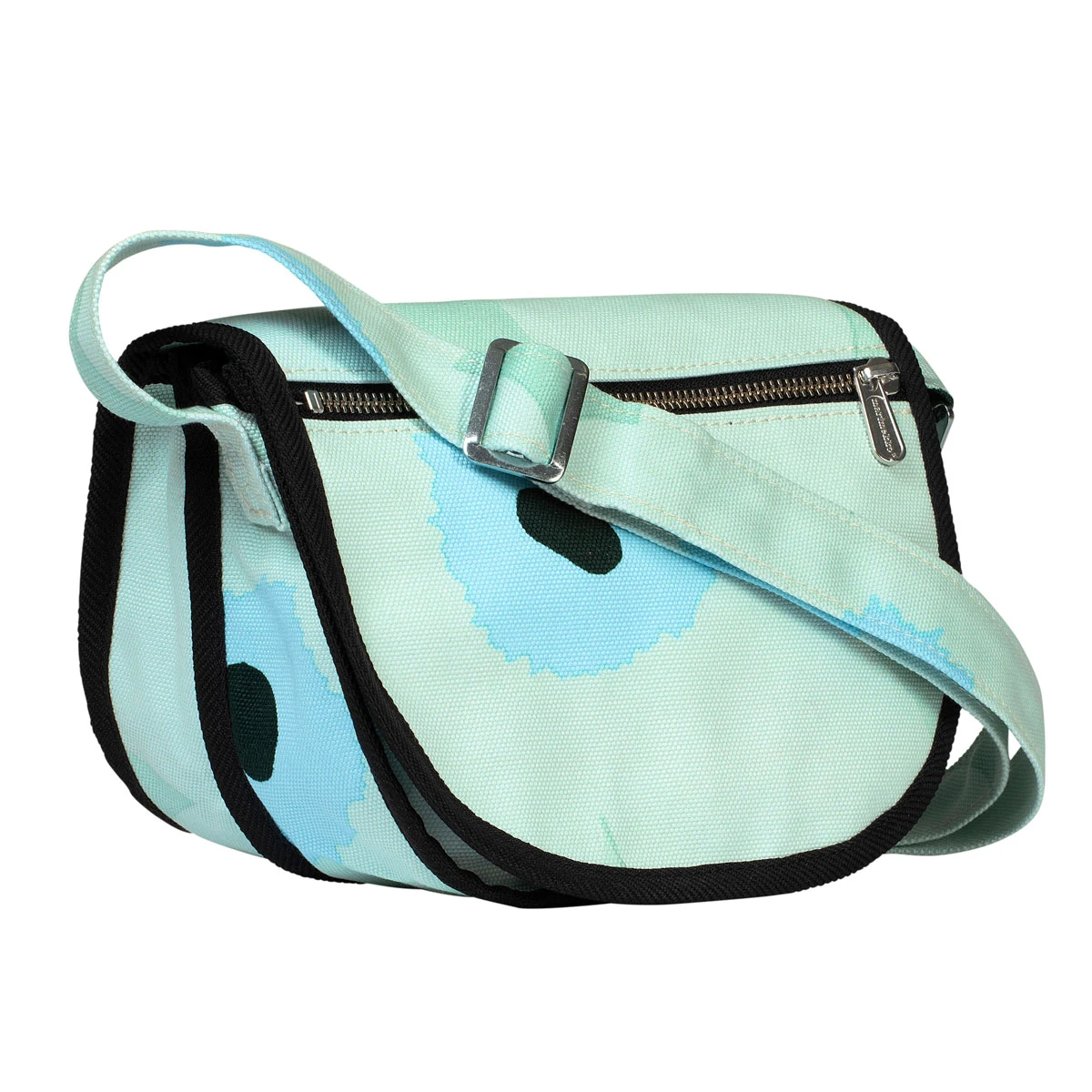 Marimekko Unikko Mint / Blue Kerttu Bag 3 Marimekko Unikko Mint / Blue Kerttu Bag - Image 3