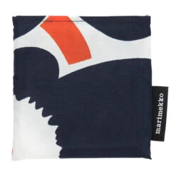 Marimekko Unikko Ecru / Navy / Orange Smart Bag