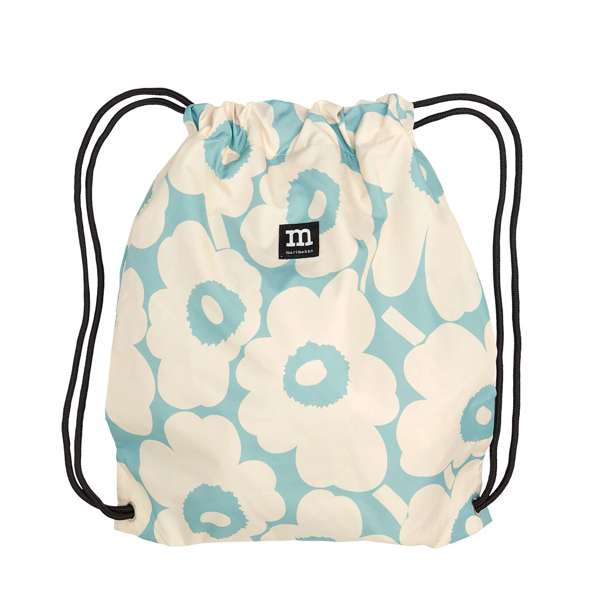 Marimekko Unikko Off White / Turquoise Smartsack 2 Marimekko Unikko Off White / Turquoise Smartsack - Image 2