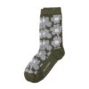 Marimekko Unikko Olive / Grey / Pink Socks