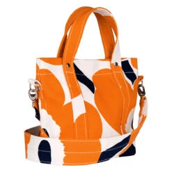 Marimekko Unikko Orange Pikku Peruskassi Bag