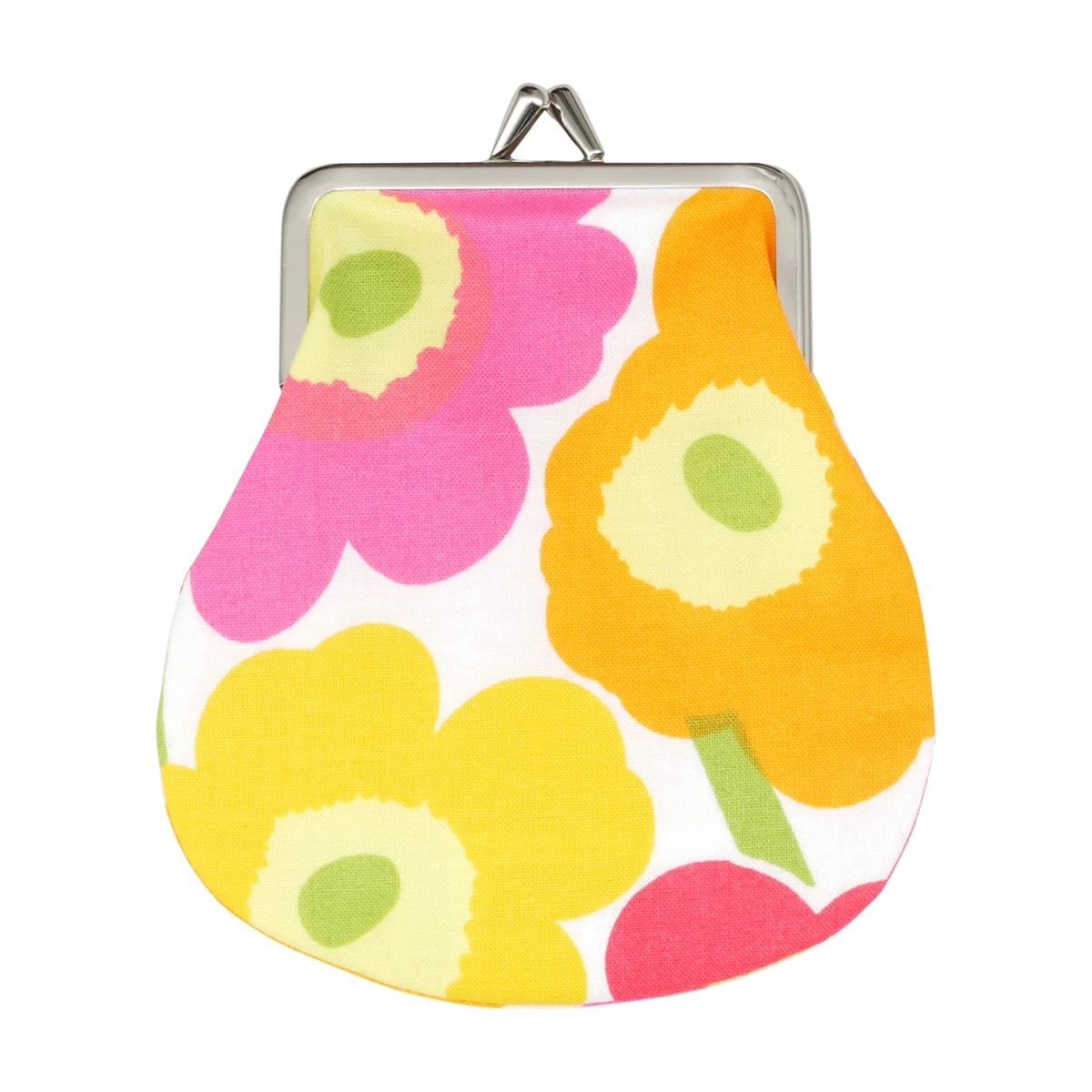 Marimekko Unikko Orange / Pink Coin Purse 1 Marimekko Unikko Orange / Pink Coin Purse