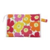 Marimekko Unikko Orange/Pink Media PVC Cosmetic Bag