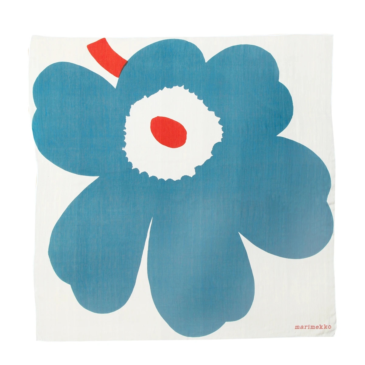 Marimekko Unikko Petrol Nelli Scarf 1 Marimekko Unikko Petrol Nelli Scarf