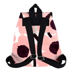 Marimekko Unikko Pink / Burgundy Erika Backpack 9 Marimekko Unikko Pink / Burgundy Erika Backpack -Marimekko Shop marimekko unikko pink burgundy erika backpack 64