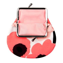 Marimekko Unikko Pink / Peach Coin Purse
