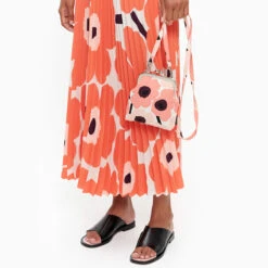Marimekko Unikko Pink / Peach Roosa Purse