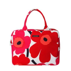 Marimekko Unikko Red Esteri Shopping Bag