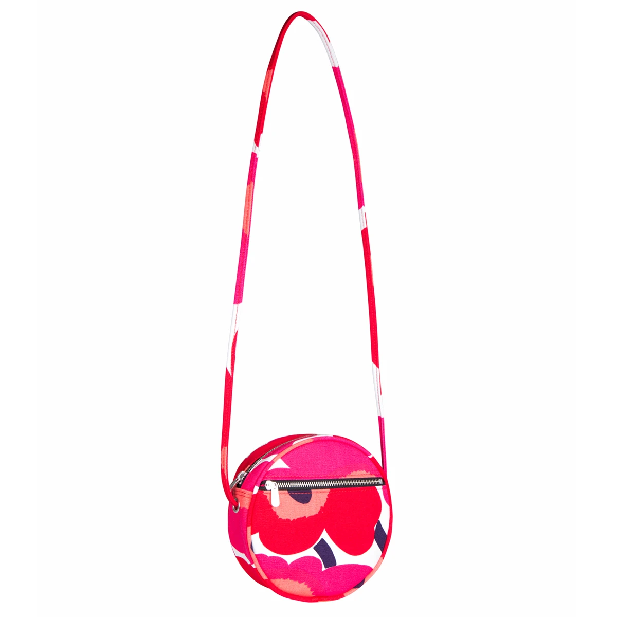 Marimekko Unikko White / Red Liia Bag 4 Marimekko Unikko White / Red Liia Bag - Image 4