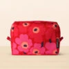 Marimekko Unikko Red / Pink Verso Cosmetic Bag