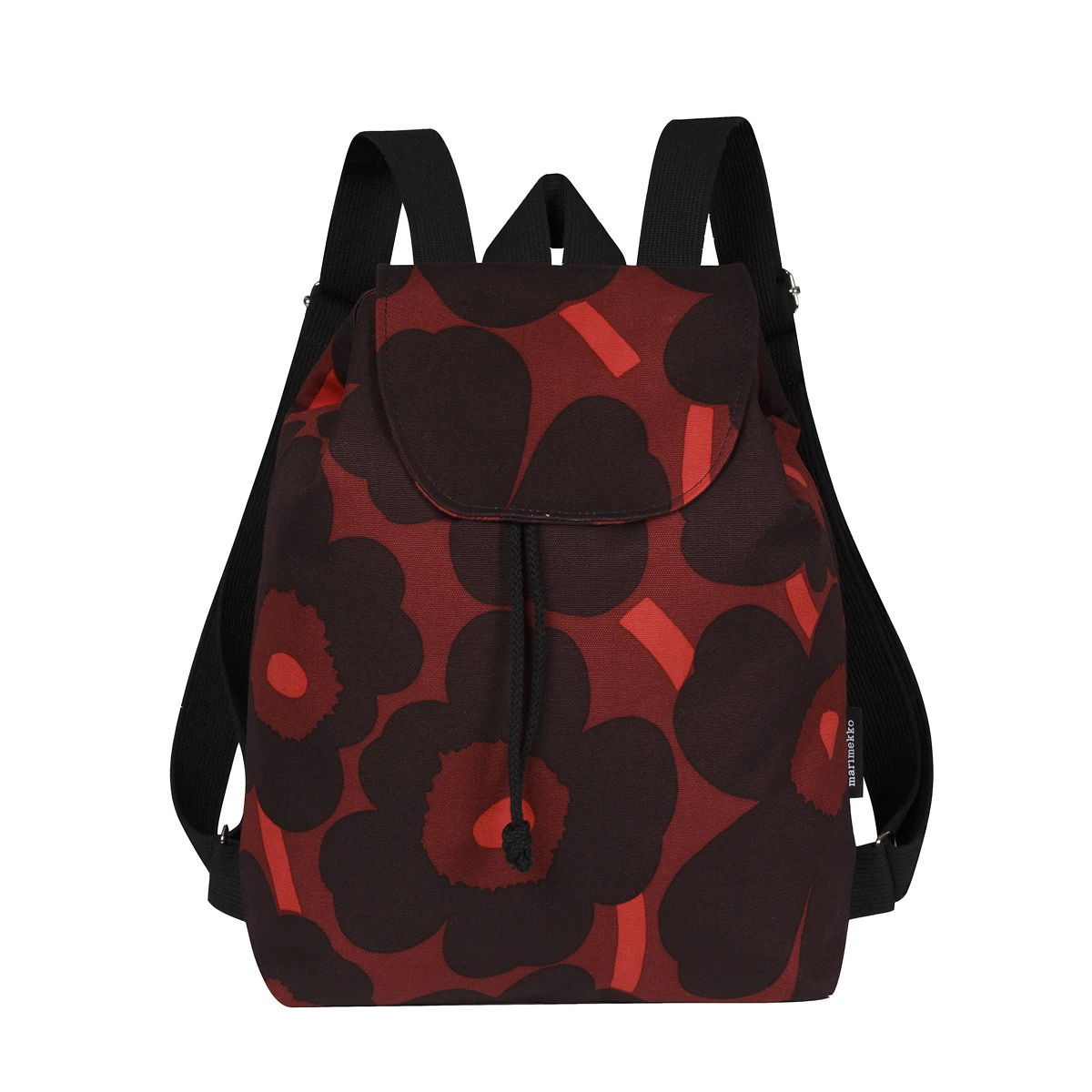 Marimekko Unikko Red / Plum Erika Backpack 1 Marimekko Unikko Red / Plum Erika Backpack