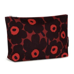 Marimekko Unikko Red / Plum Ruut Bag