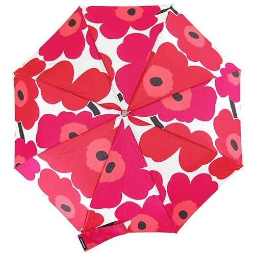 Marimekko Unikko Red / White Lux Umbrella 2 Marimekko Unikko Red / White Lux Umbrella - Image 2