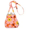 Marimekko Unikko Orange / Pink Roosa Purse