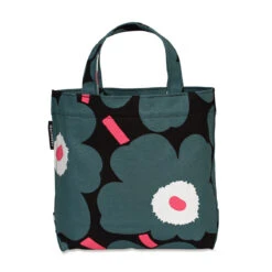 Marimekko Unikko Black / Pink Veronika Bag