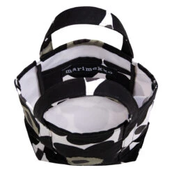 Marimekko Unikko White / Black Seidi Bag