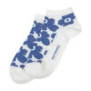 Marimekko Unikko White / Blue Ankle Socks