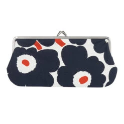 Marimekko Unikko White / Navy / Orange Eyeglass Case