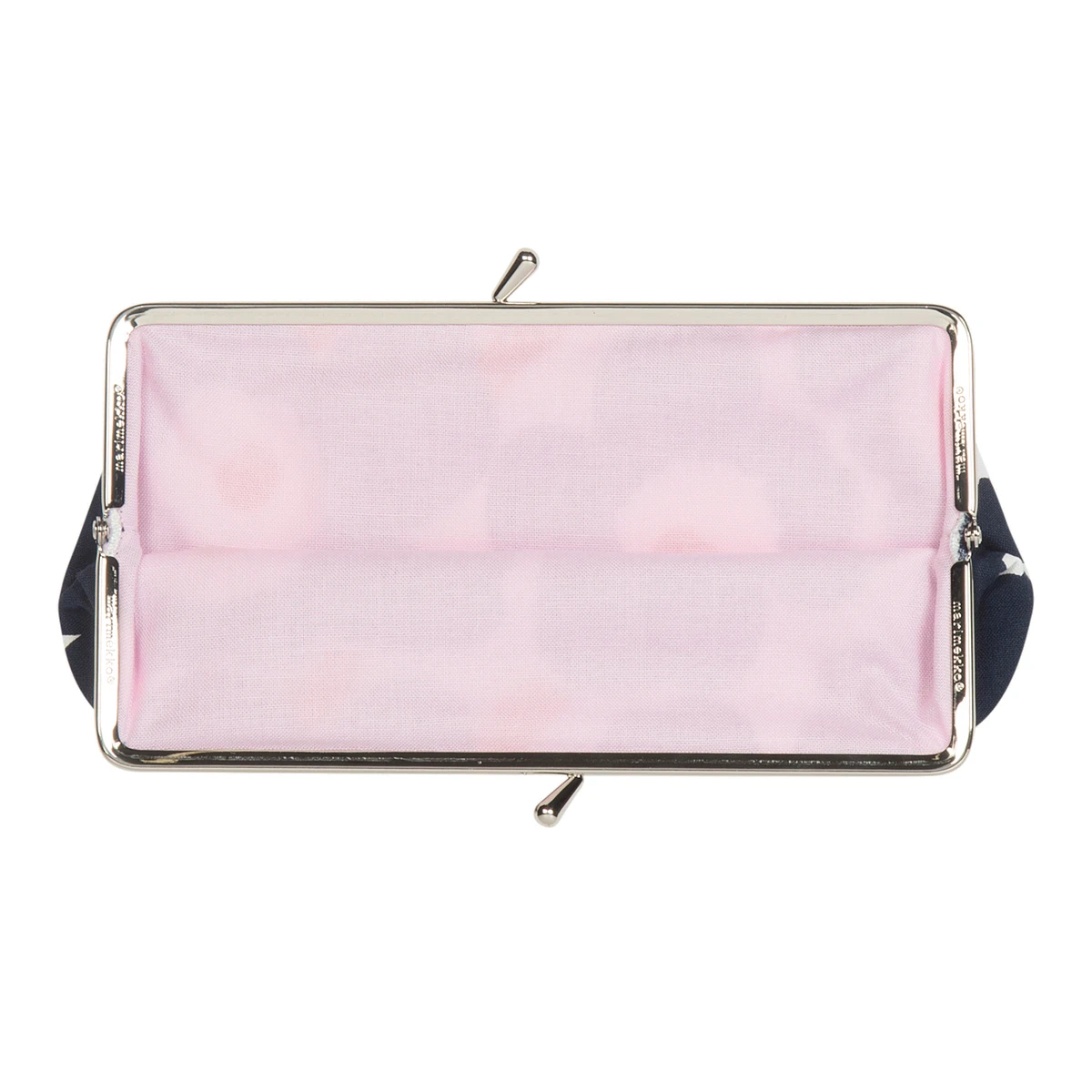 Marimekko Unikko White / Navy / Orange Eyeglass Case 2 Marimekko Unikko White / Navy / Orange Eyeglass Case - Image 2