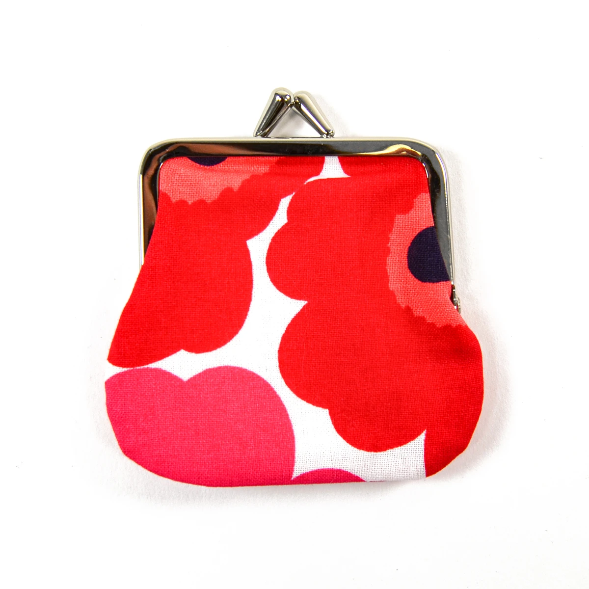Marimekko Unikko White / Red Mini Coin Purse 1 Marimekko Unikko White / Red Mini Coin Purse