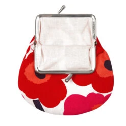 Marimekko Unikko White / Red / Pink Coin Purse