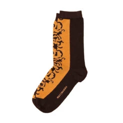 Marimekko Zai Samovaari Brown / Orange Socks